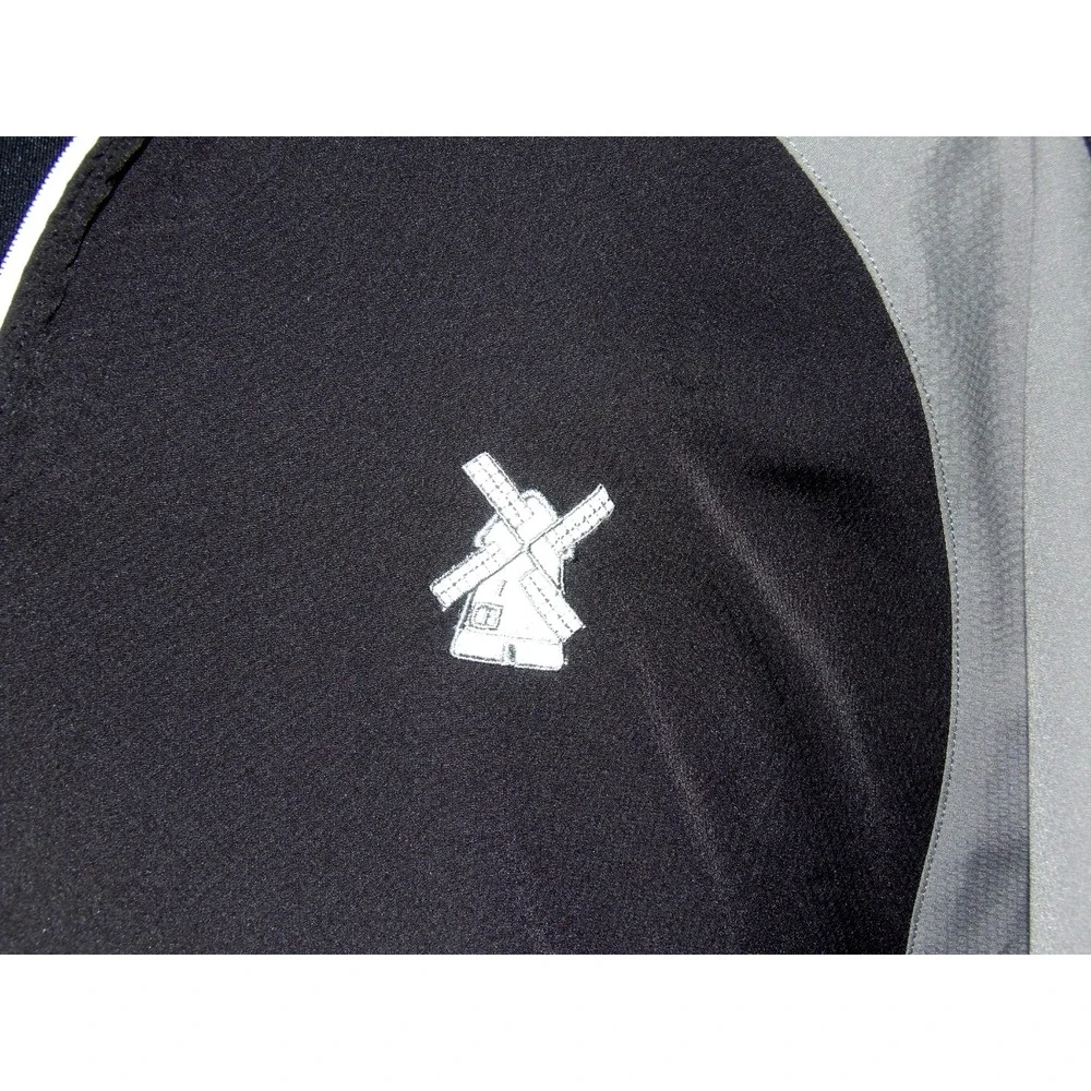 FootJoy Short Sleeved Black 1/2 Zip Performance Light Golf Jacket Men's Large